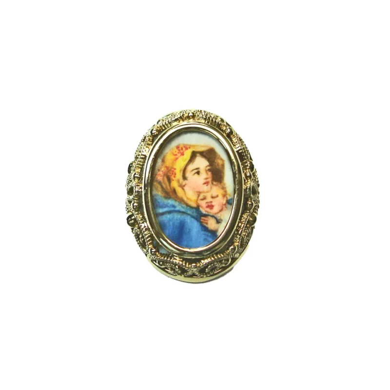 anello miniatura madonna meli